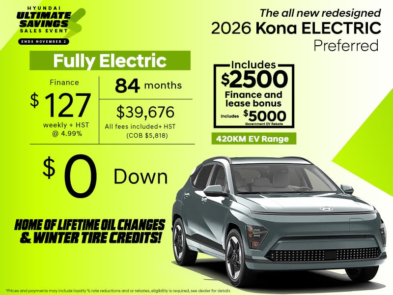 2026 Kona EV 