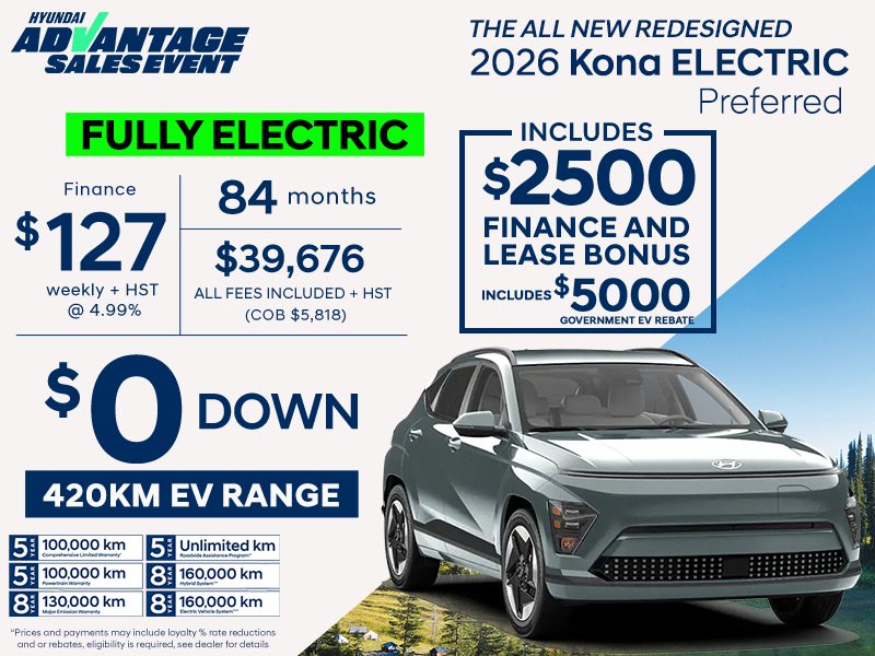 2026 Kona EV 