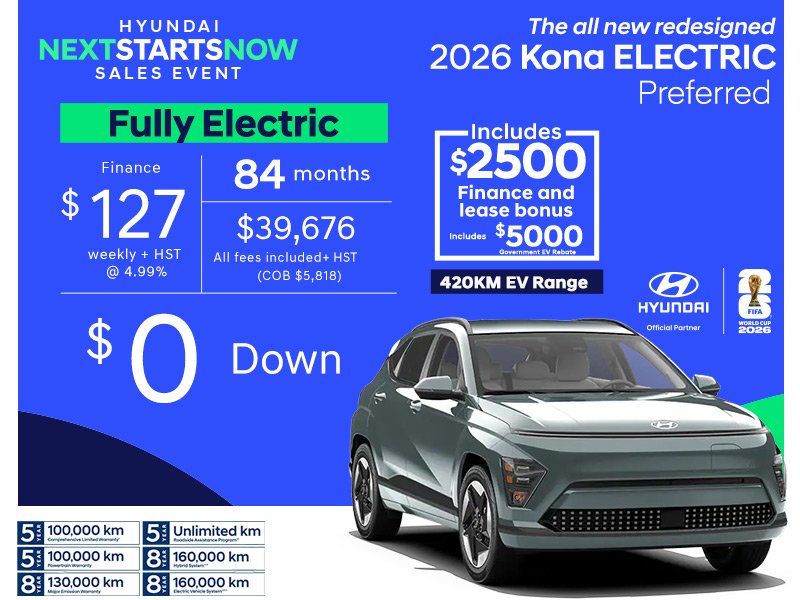 2026 Kona EV 