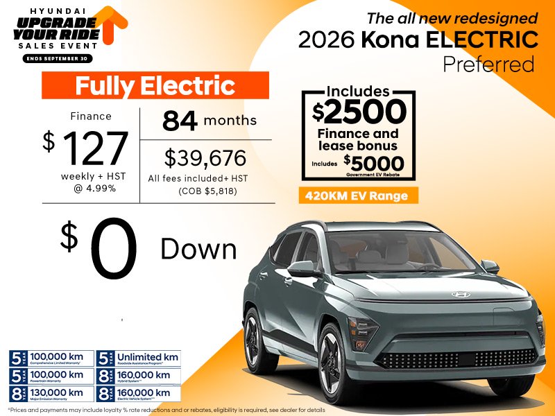 2026 Kona EV 
