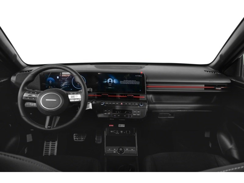 2025 Hyundai Kona 1.6T N Line AWD w/Two-Tone Roof Interior Shot 1