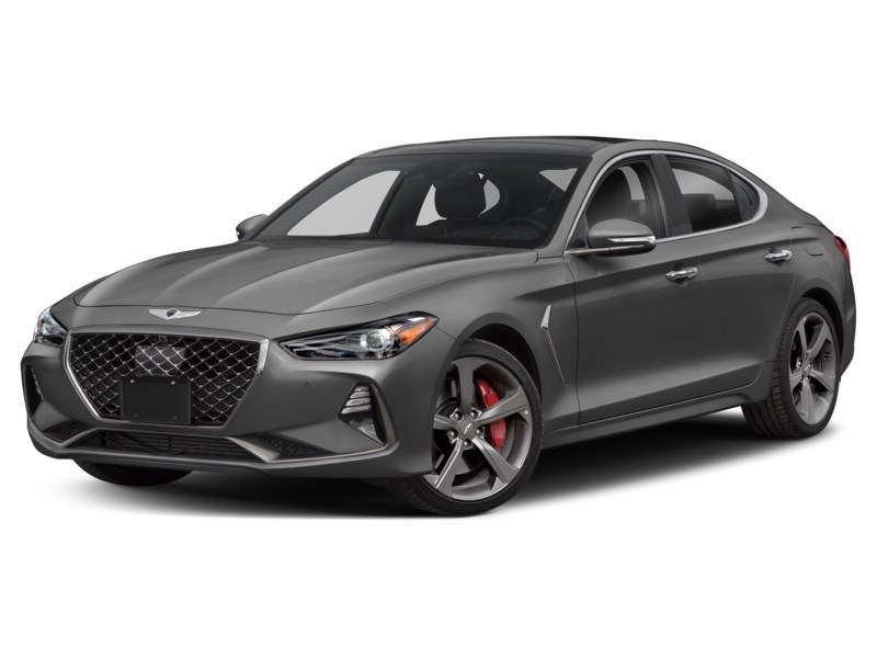 2021 Genesis G70 2.0T Elite AWD Himalayan Grey  Shot 4