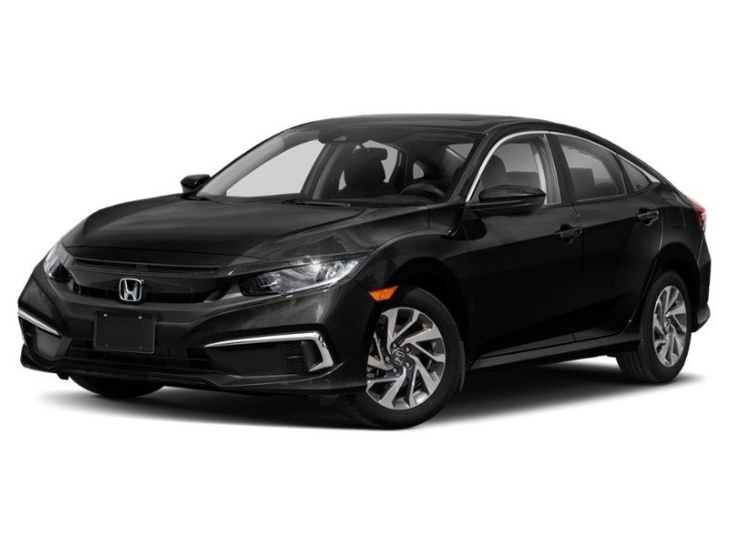 2019 Honda Civic EX CVT Crystal Black Pearl  Shot 4