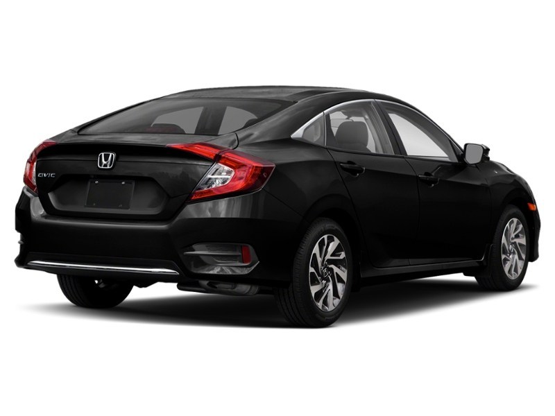2019 Honda Civic EX CVT Crystal Black Pearl  Shot 2