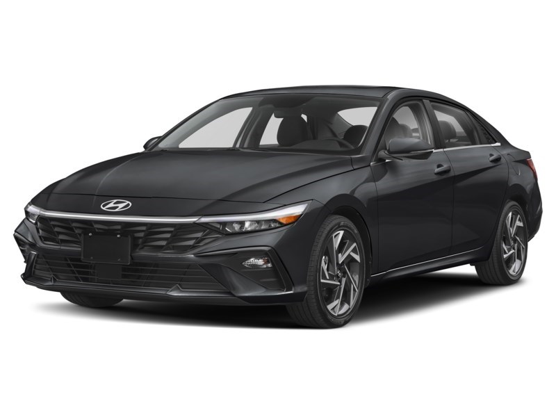 2026 Hyundai Elantra HEV Luxury Sedan w/Two-Tone Interior Abyss Black  Shot 4