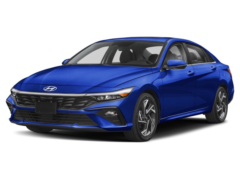 2026 Hyundai Elantra HEV Luxury Sedan w/Two-Tone Interior Intense Blue  Shot 12