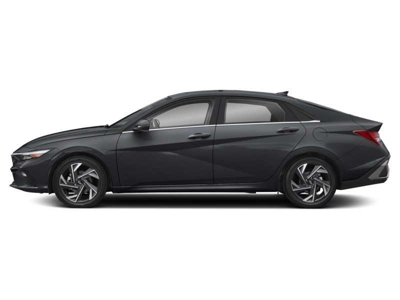 2026 Hyundai Elantra HEV Luxury Sedan w/Two-Tone Interior Abyss Black  Shot 3