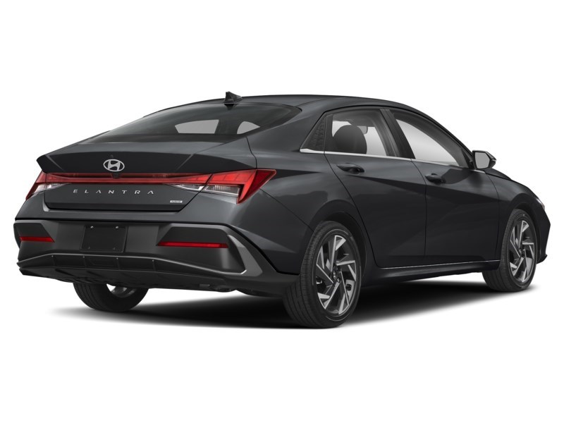 2026 Hyundai Elantra HEV Luxury Sedan w/Two-Tone Interior Abyss Black  Shot 6