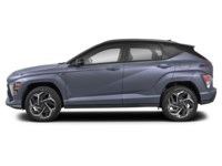 2025 Hyundai Kona 1.6T N Line AWD w/Two-Tone Roof Meta Blue w/Abyss Black Roof  Shot 4