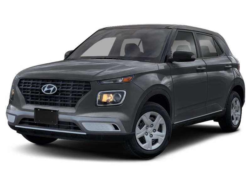 2025 Hyundai Venue Essential IVT w/Two-Tone Shimmering Silver w/Black Roof  Shot 3