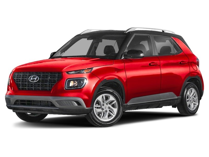 2026 Hyundai Venue Preferred IVT w/Two-Tone Ultimate Red w/Black Roof  Shot 3