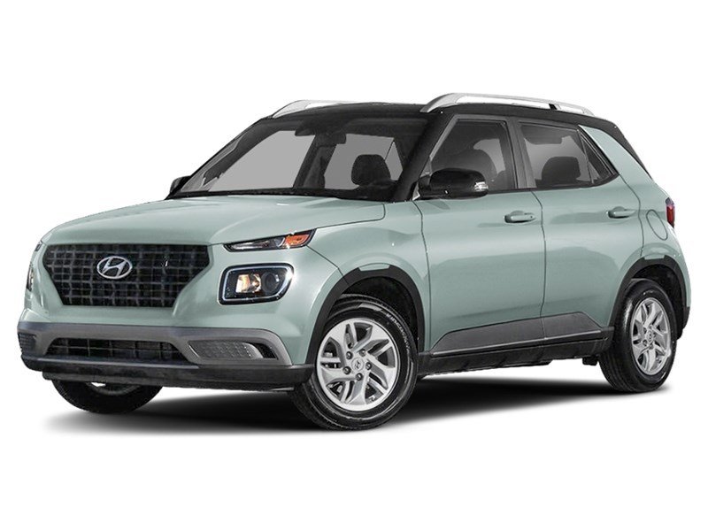 2026 Hyundai Venue Preferred IVT w/Two-Tone Mirage Green w/Black Roof  Shot 3