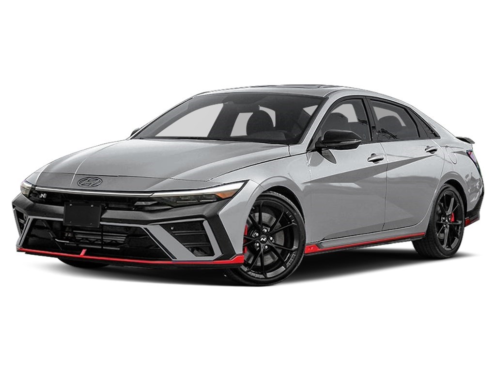 Gray (Cyber Grey) 2026 Hyundai Elantra N Sedan Front-Wheel Drive Manual