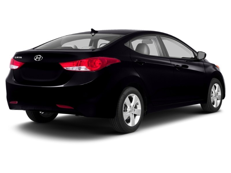2013 Hyundai Elantra 4dr Sdn Auto GLS Midnight Black Mica  Shot 2