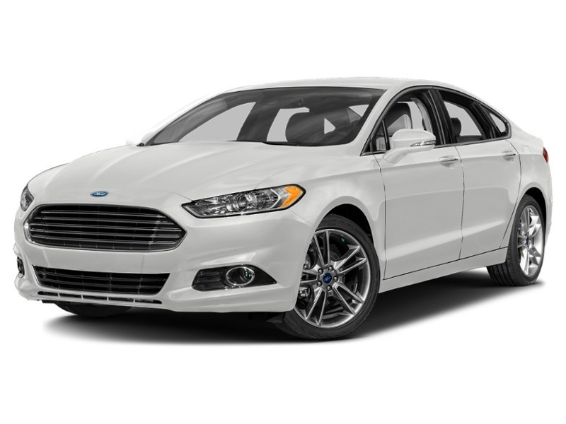 2016 Ford Fusion 4dr Sdn Titanium AWD White Platinum Metallic Tri-Coat  Shot 1