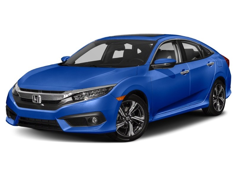 2018 Honda Civic Touring CVT Aegean Blue Metallic  Shot 1