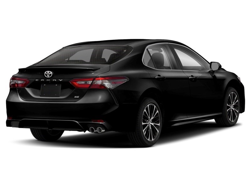 2020 Toyota Camry SE Auto Midnight Black Metallic  Shot 6