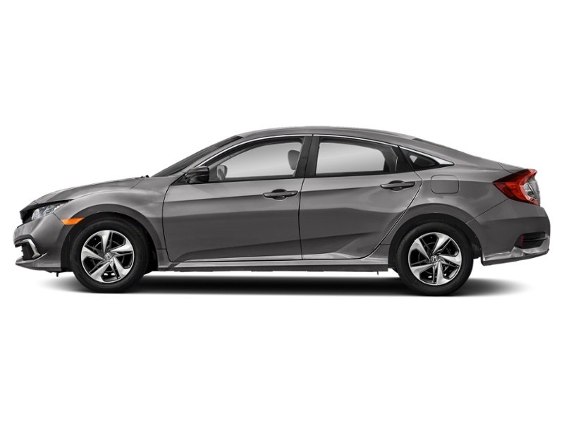 2020 Honda Civic LX CVT Lunar Silver Metallic  Shot 3