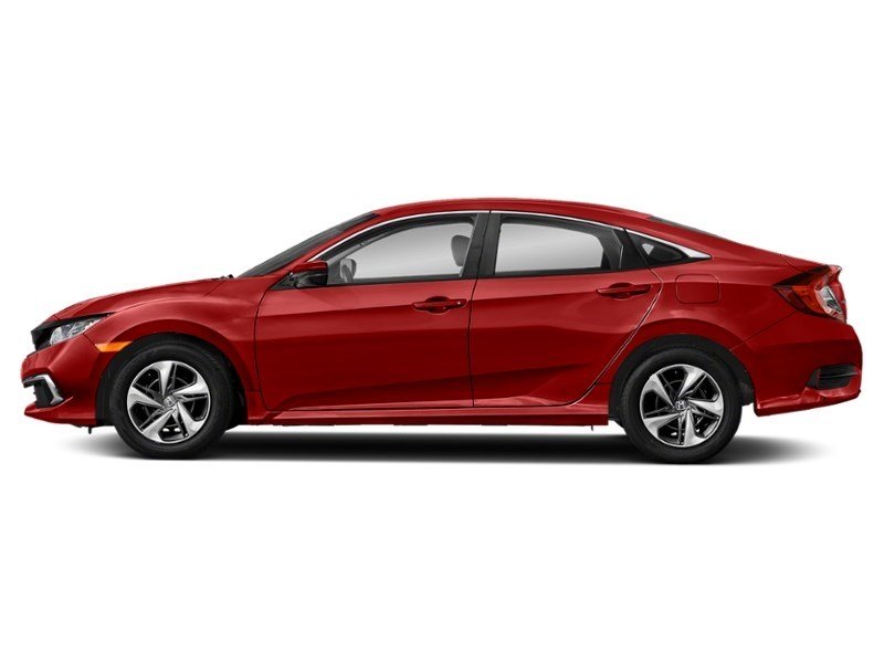 2021 Honda Civic LX CVT Rallye Red  Shot 3