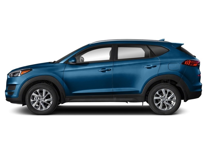 2021 Hyundai Tucson Preferred AWD w/Sun & Leather Package Aqua Blue  Shot 3