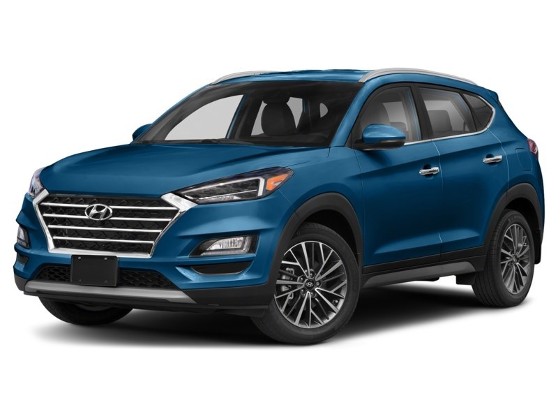 2021 Hyundai Tucson Luxury AWD Aqua Blue  Shot 4