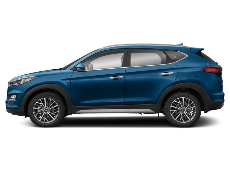 2021 Hyundai Tucson Luxury AWD Aqua Blue  Shot 3