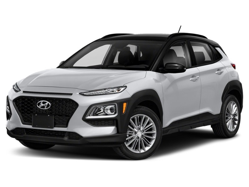2020 Hyundai Kona 1.6T Trend AWD w/Two-Tone Roof Chalk White w/Phantom Black Roof  Shot 1