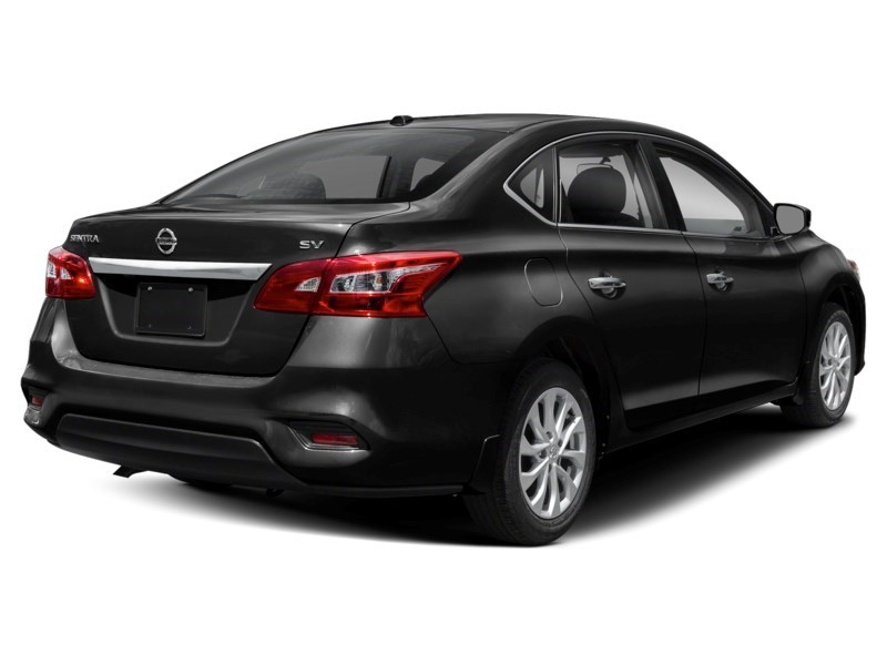 2019 Nissan Sentra S CVT Super Black  Shot 2