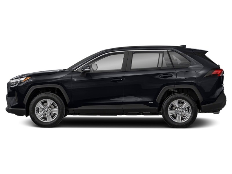 2022 Toyota RAV4 Hybrid Hybrid XLE AWD Midnight Black Metallic  Shot 3