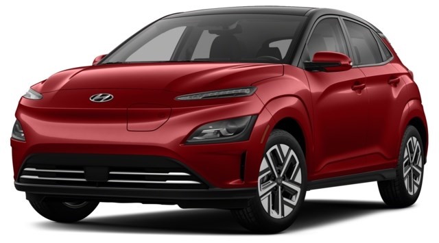 2023 Hyundai Kona Electric Pulse Red w/Phantom Black Roof [Red]