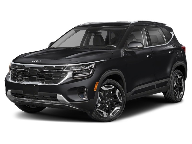 2025 Kia Seltos SX AWD w/Black Interior Fusion Black  Shot 4