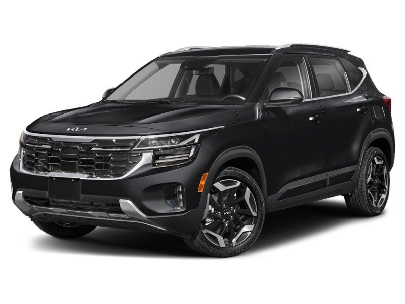 2025 Kia Seltos SX AWD w/Black Interior Fusion Black  Shot 1