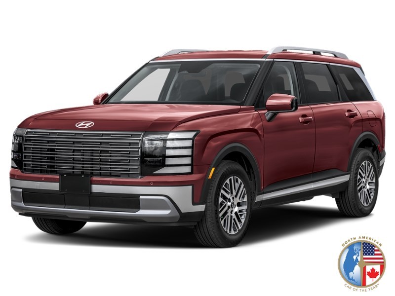 2026 Hyundai Palisade Preferred Trend AWD Galaxy Maroon  Shot 4